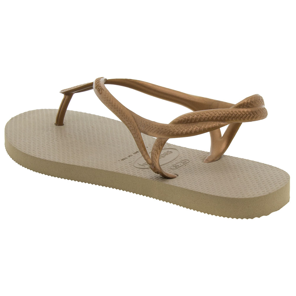 havaianas luna gold