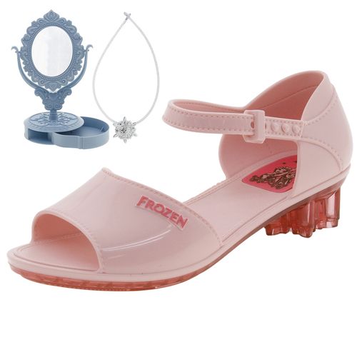 sandalia infantil feminina com salto