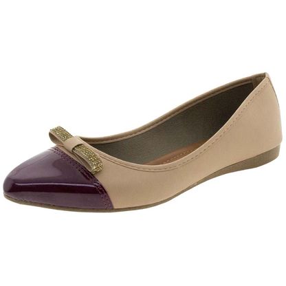 Sapatilha-Feminina-Bege-Vermelho-Addan---968-01 Sapatilha-Feminina-Bege-Vermelho-Addan---968-01