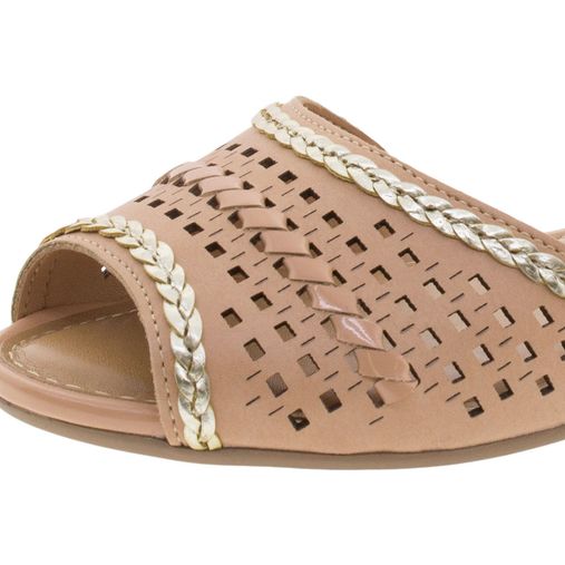 Sandália Feminina Rasteira Caramelo Dakota - Z3642 - Clovis Atacado