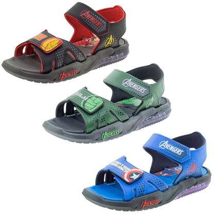 Papete-Infantil-Masculino-Avengers-Led-Grendene-Kids-21849-3291849-01 Papete-Infantil-Masculino-Avengers-Led-Grendene-Kids-21849-3291849-01