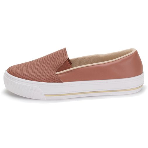 Tênis Feminino Slip On Caramelo Beira Rio - 4220202 - Clovis Atacado