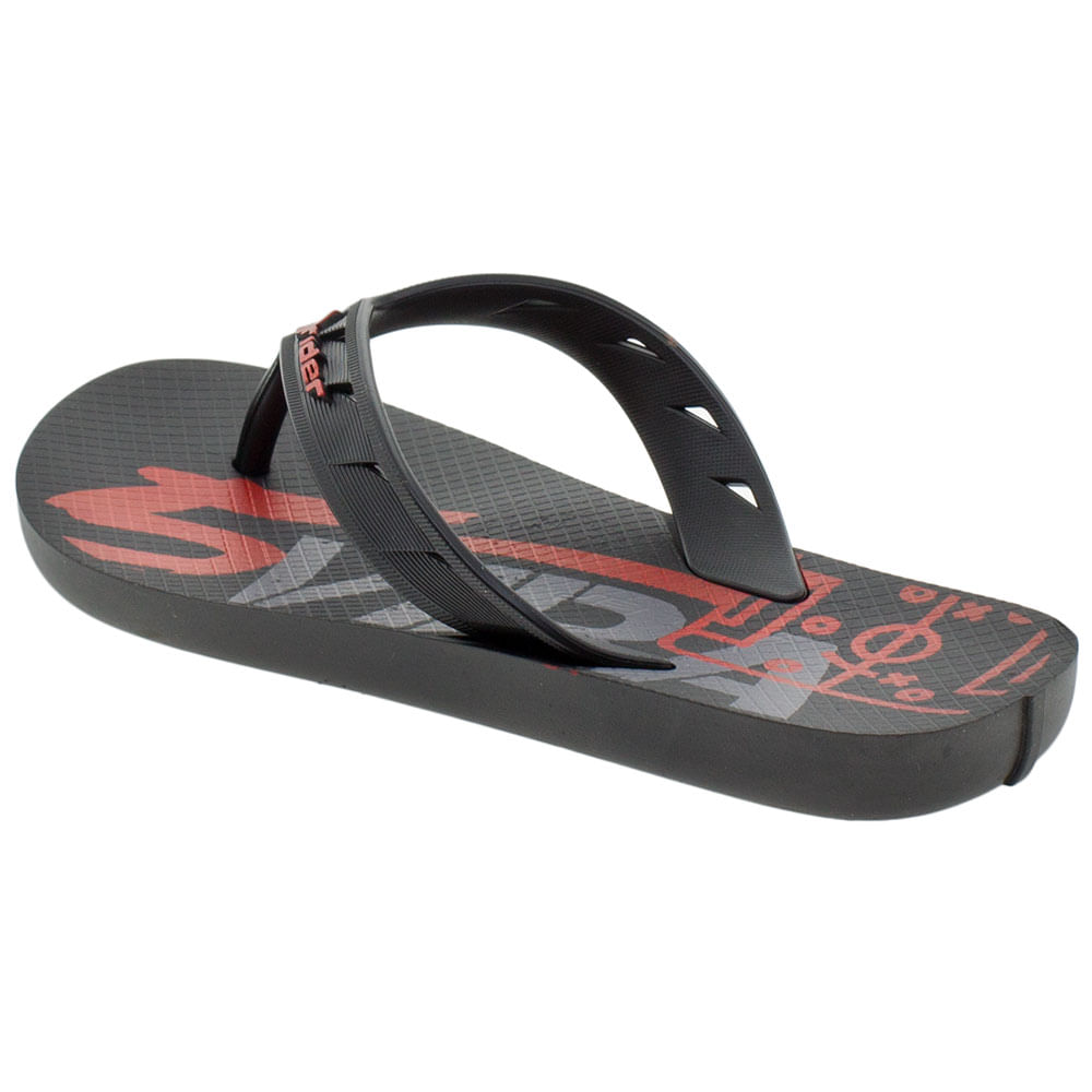 Chinelo Rider Street Olé Infantil - Estampas De Futebol