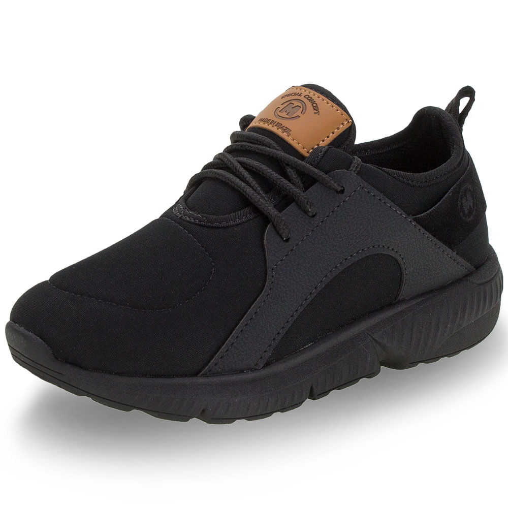 Tênis Infantil Masculino Preto Molekinho - 2828101 - Clovis Atacado