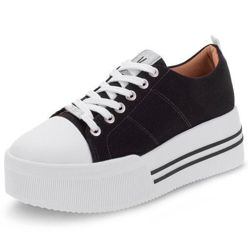 tenis feminino flatform preto