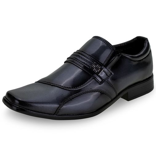 Sapato Masculino Social Cinza/metalizado Street Man - 2080 Atacado - Clovis  Atacado