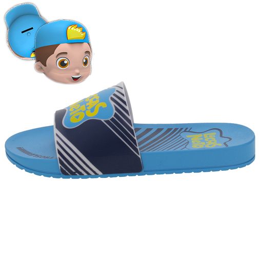 Chinelo Slide Infantil Grendene Kids Luccas Neto Cofrinho