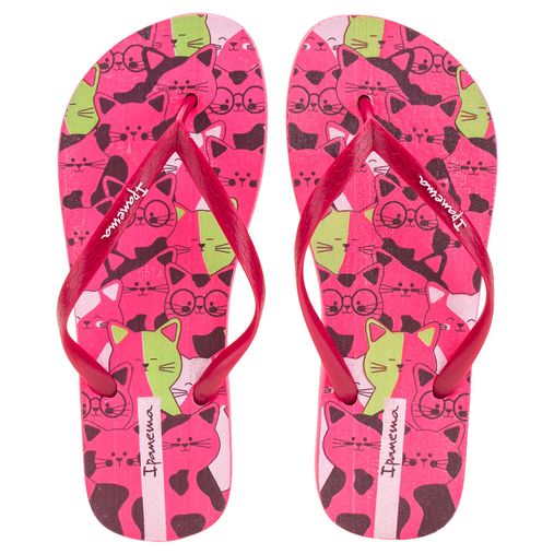 Chinelo Feminino Pets Pink Ipanema - 26524 Atacado - Clovis Atacado