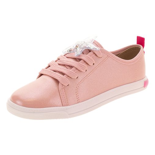 Tênis Feminino Infantil Rosa Molekinha - 2546103 Atacado - Clovis Atacado