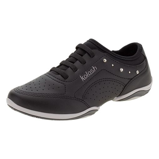 Tênis Feminino Casual Preto Kolosh - C2741 Atacado - Clovis Atacado