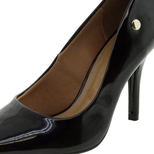 Calçados femininos pretos, scarpin da loja Clovis.com.br 