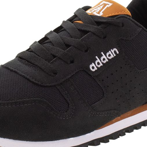 アダムん Tênis Masculino Preto Addan - 15033 Atacado - Clovis Atacado