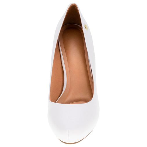 Sapato Feminino Salto Alto Branco - 1840301 Atacado - Clovis Atacado