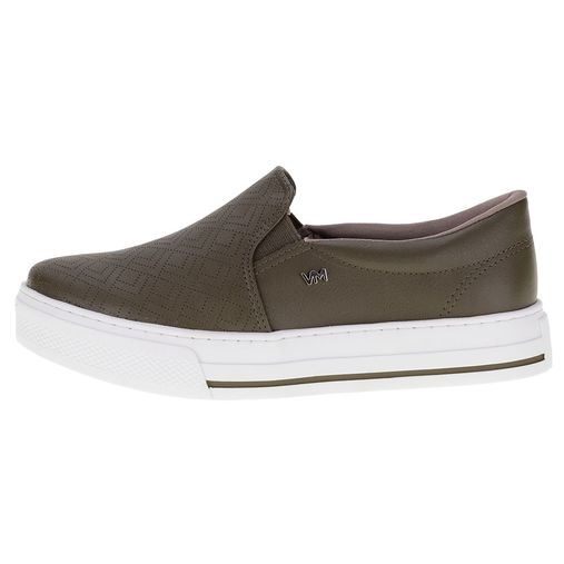 Tênis Feminino Slip On Verde Via Marte - 234701 Atacado - Clovis